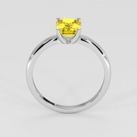 2.53 Ct. Yellow Sapphire Ring, 14K White Gold 3