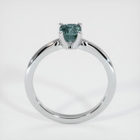 0.92 Ct. Sapphire Ring, 14K White Gold 3