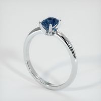 1.07 Ct. Sapphire Ring, 14K White Gold 2