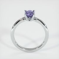 0.86 Ct. Sapphire Ring, 14K White Gold 3