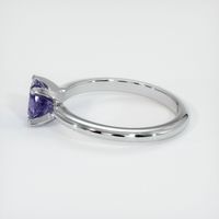 0.86 Ct. Sapphire Ring, 14K White Gold 4