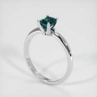 1.21 Ct. Sapphire Ring, 14K White Gold 2