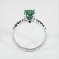 2.67 Ct. Bluish Green Sapphire Ring, 14K White Gold 3