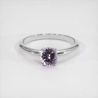 0.92 Ct. Sapphire Ring, 14K White Gold 1