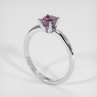 0.92 Ct. Sapphire Ring, 14K White Gold 2