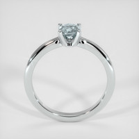 0.59 Ct. Sapphire Ring, 14K White Gold 3