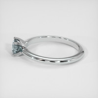 0.59 Ct. Sapphire Ring, 14K White Gold 4