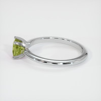 0.76 Ct. Sapphire Ring, 14K White Gold 4