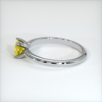 0.87 Ct. Yellow Sapphire Ring, 14K White Gold 4