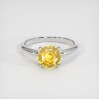 2.05 Ct. Sapphire Ring, 14K White Gold 1