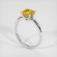 2.05 Ct. Sapphire Ring, 14K White Gold 2