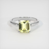 2.04 Ct. Sapphire Ring, 14K White Gold 1