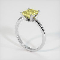 2.04 Ct. Sapphire Ring, 14K White Gold 2