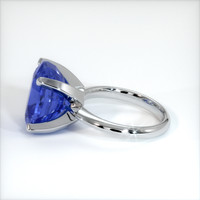 6.52 Ct. Blue Sapphire Ring, 18K White Gold 4