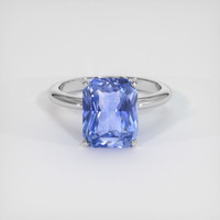 5.01 Ct. Sapphire Ring, 18K White Gold 1