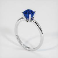 1.92 Ct. Sapphire Ring, 18K White Gold 2