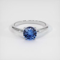1.24 Ct. Sapphire Ring, 18K White Gold 1