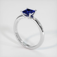 1.15 Ct. Sapphire Ring, 18K White Gold 2