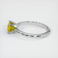 0.92 Ct. Bi Color Sapphire Ring, 18K White Gold 4