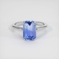 2.30 Ct. Sapphire Ring, 18K White Gold 1