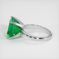 5.77 Ct. Emerald  Ring - 18K White Gold