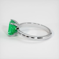 1.35 Ct. Emerald Ring, 18K White Gold 4