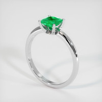 Emerald Ring 0.64 Ct., 18K White Gold Preview