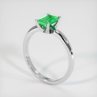 Emerald Ring 0.75 Ct., 18K White Gold Preview