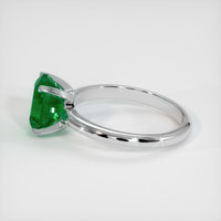 Solitaire Emerald Ring 1.84 Ct., 18K White Gold Preview