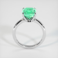 2.34 Ct. Emerald Ring, 18K White Gold 3