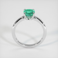 1.18 Ct. Emerald Ring, 18K White Gold 3