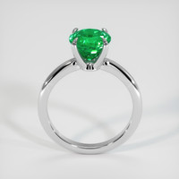 1.65 Ct. Emerald Ring, 18K White Gold 3