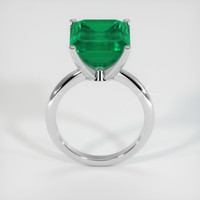 7.59 Ct. Emerald Ring, 18K White Gold 3