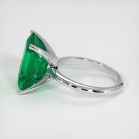 7.59 Ct. Emerald Ring, 18K White Gold 4