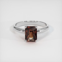 2.45 Ct. Gemstone Ring, 18K White Gold 1