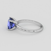 2.30 Ct. Purplish Blue Spinel Ring, 18K White Gold 4