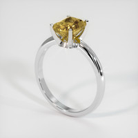 1.77 Ct. Gemstone Ring, 18K White Gold 2