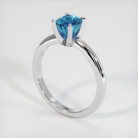 1.85 Ct. Gemstone Ring, 18K White Gold 2