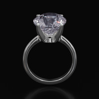 5.38 Ct. Gemstone Ring, 18K White Gold 3