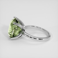 9.47 Ct. Green Tourmaline Ring, 18K White Gold 4