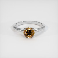 1.02 Ct. Gemstone Ring, 18K White Gold 1