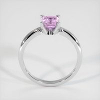 1.31 Ct. Pink Sapphire Ring, 18K White Gold 3