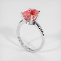 4.50 Ct. Sapphire Ring, 18K White Gold 2