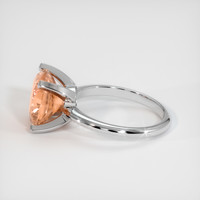 5.19 Ct. Sapphire Ring, 18K White Gold 4