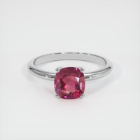 1.41 Ct. Ruby Ring, 18K White Gold 1