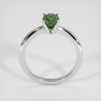 1.50 Ct. Green Sapphire Ring, 18K White Gold 3