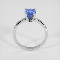 2.02 Ct. Blue Sapphire Ring, 18K White Gold 3