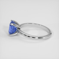 2.02 Ct. Blue Sapphire Ring, 18K White Gold 4