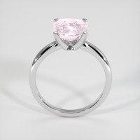 2.97 Ct. Pink Sapphire Ring, 18K White Gold 3