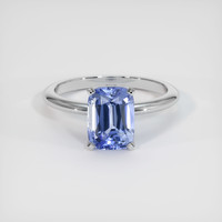 2.51 Ct. Sapphire Ring, 18K White Gold 1